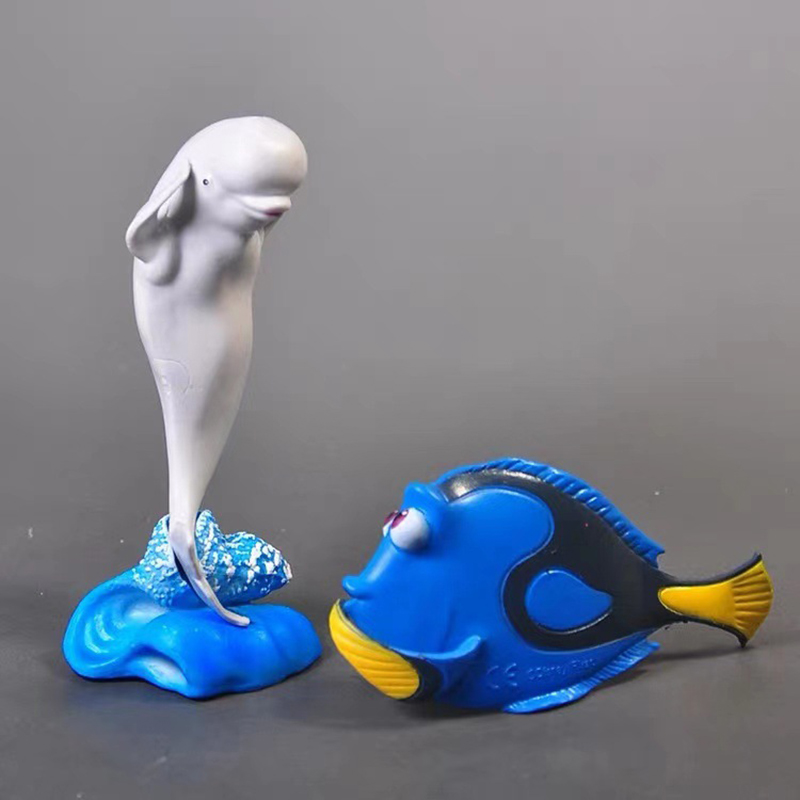 Cute 6 PC Dolls Statue World O - огляд і ціна Aquarium Fish Dolphin