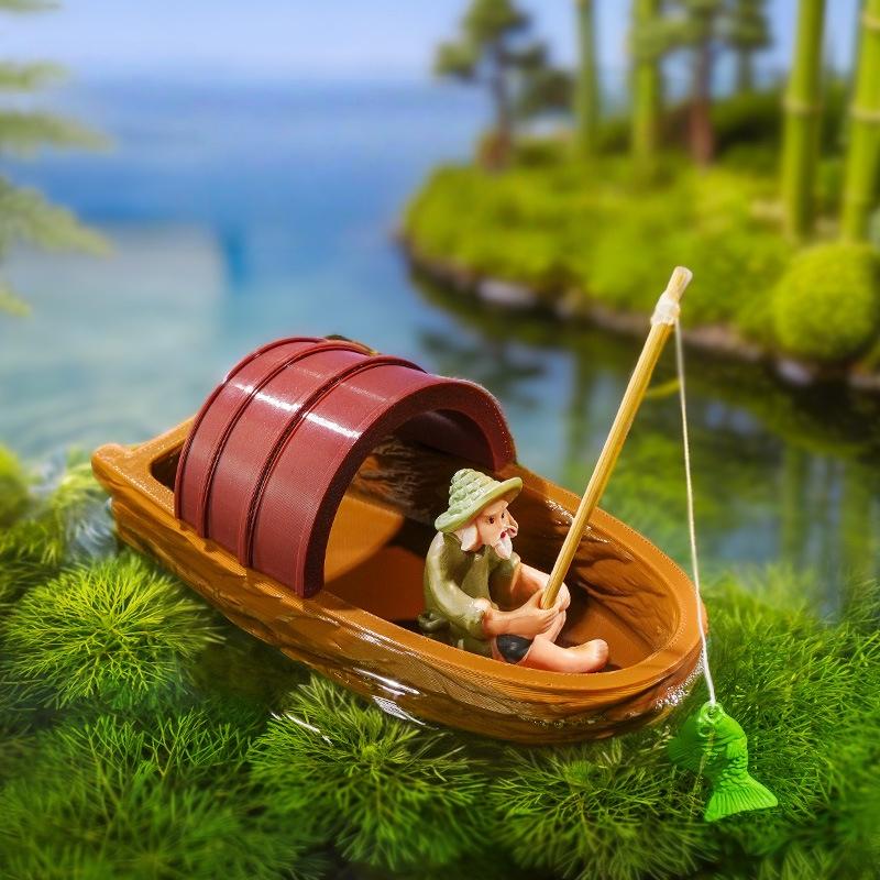 .Hot Sale-Floating Boat Fisher - огляд і ціна Aquarium Fish Sale