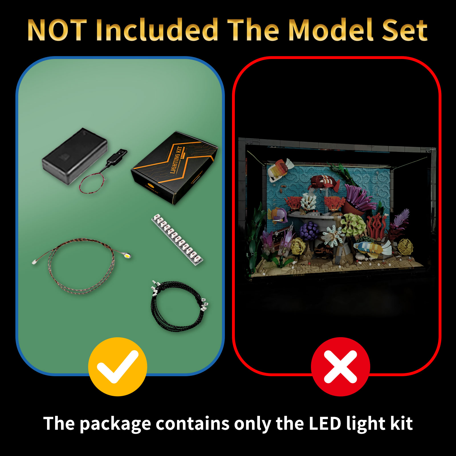 LYBMTWF LED Lighting Kit Compa - огляд і ціна Aquarium Fish Lamp