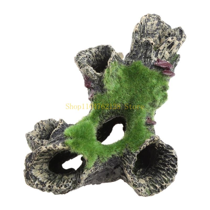 Aquarium Resin Cave Moss Tree  - огляд і ціна Aquarium Fish Sale
