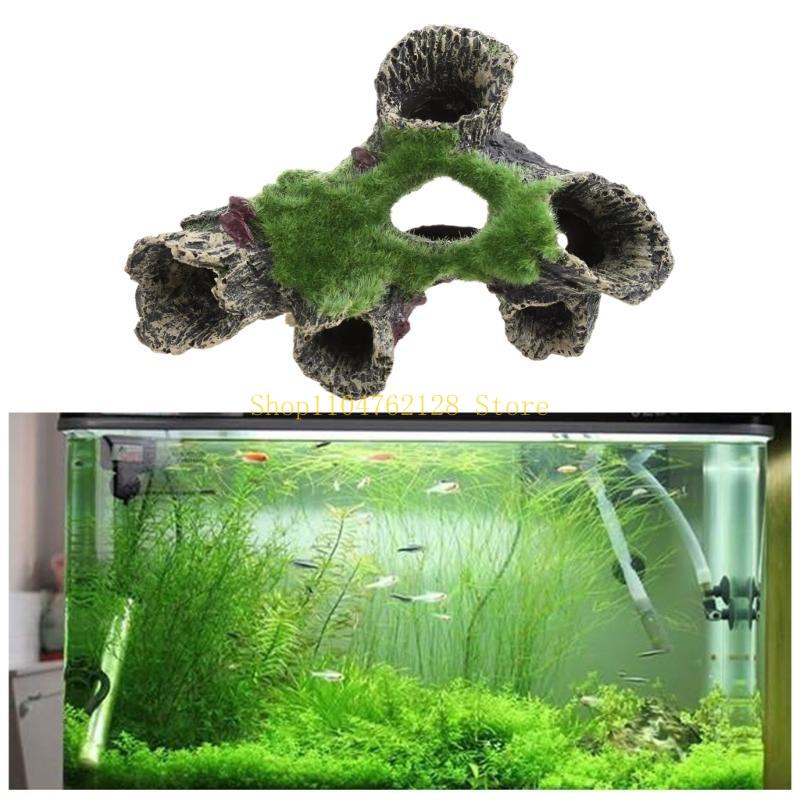 Aquarium Resin Cave Moss Tree  - огляд і ціна Aquarium Fish Sale