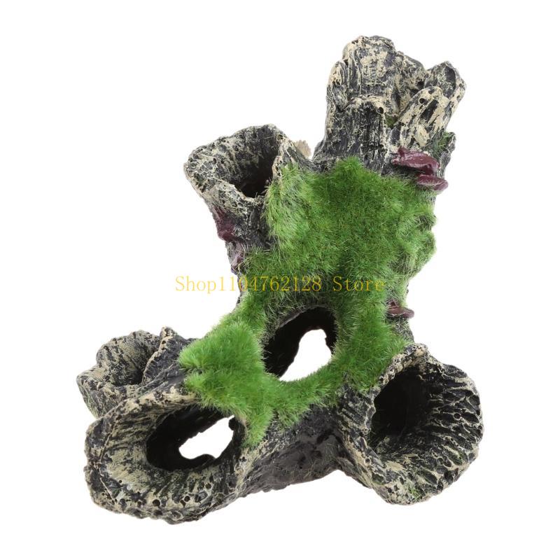 Aquarium Resin Cave Moss Tree  - огляд і ціна Aquarium Fish Sale
