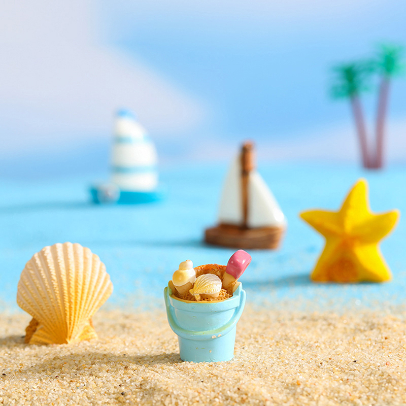 Cartoon Surfboard Seashells Se - огляд і ціна Aquarium Fish Dolphin