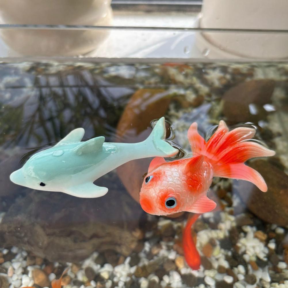 Fish Tank Floating Accessories - огляд і ціна Aquarium Fish Dolphin