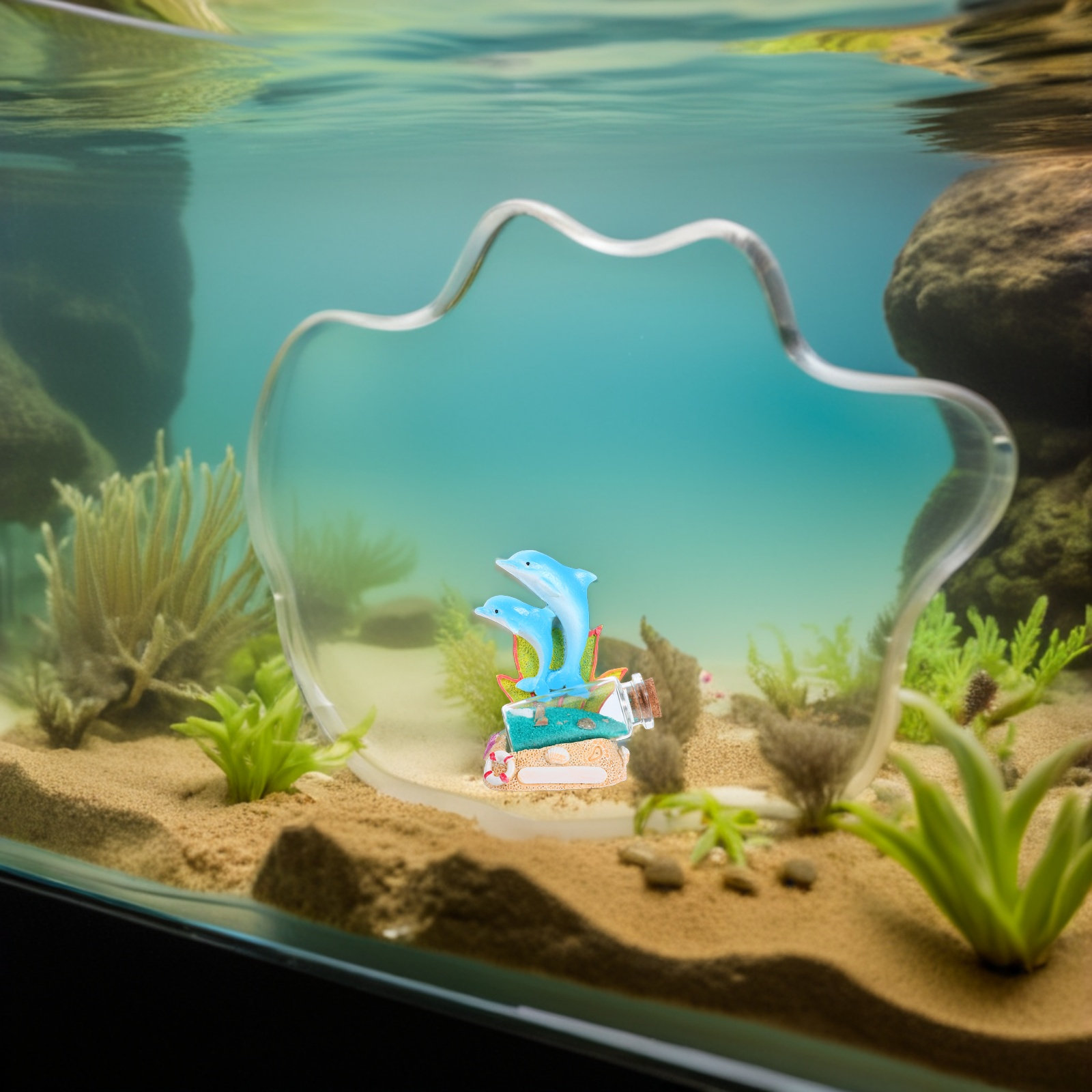 Dolphin Resin Sculpture Drift  - огляд і ціна Aquarium Fish Dolphin