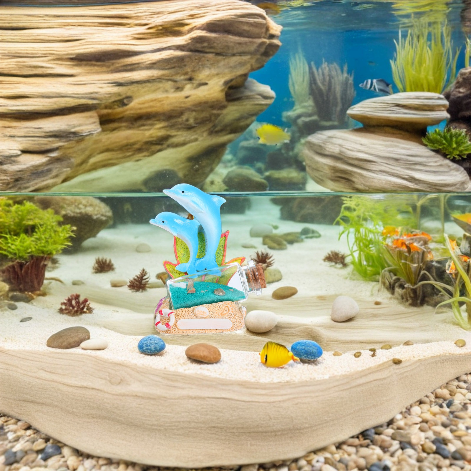 Dolphin Resin Sculpture Drift  - огляд і ціна Aquarium Fish Dolphin