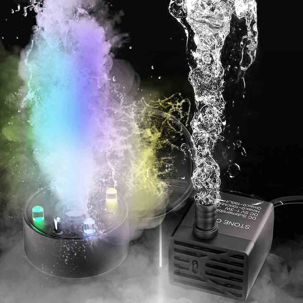 2-IN-1 Mist Maker Colorful LED - огляд і ціна Aquarium Fish Lamp