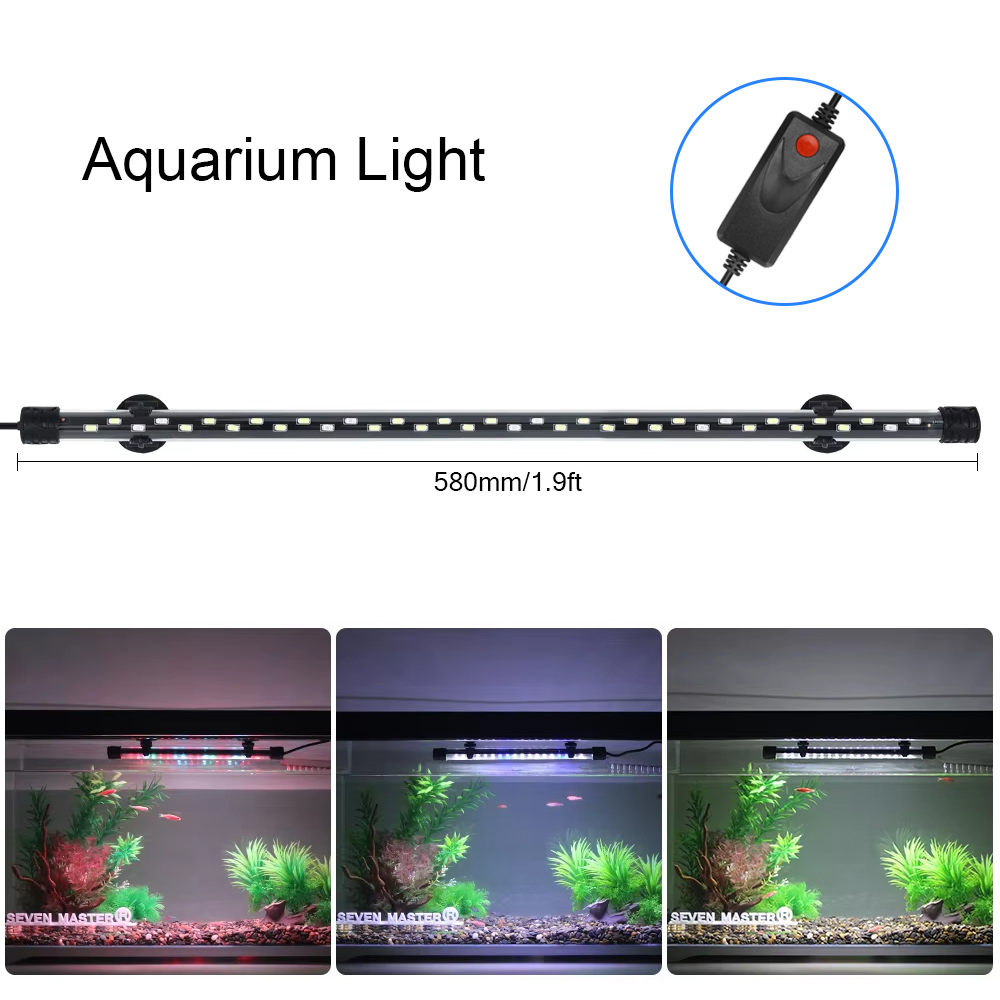 58CM  Aquarium Light LED Plant - огляд і ціна Aquarium Fish Lamp