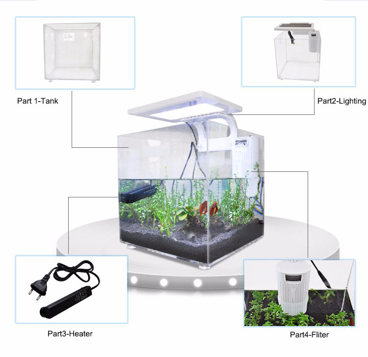 Mini Acrylic (25*25*25cm) Sale - огляд і ціна Aquarium Fish Sale