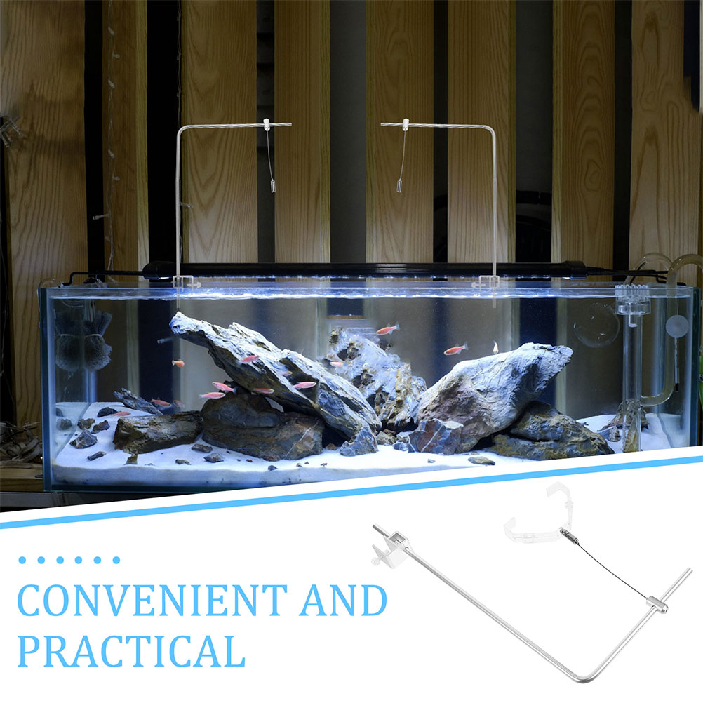 2pcs Aquarium Light Holder Wit - огляд і ціна Aquarium Fish Lamp
