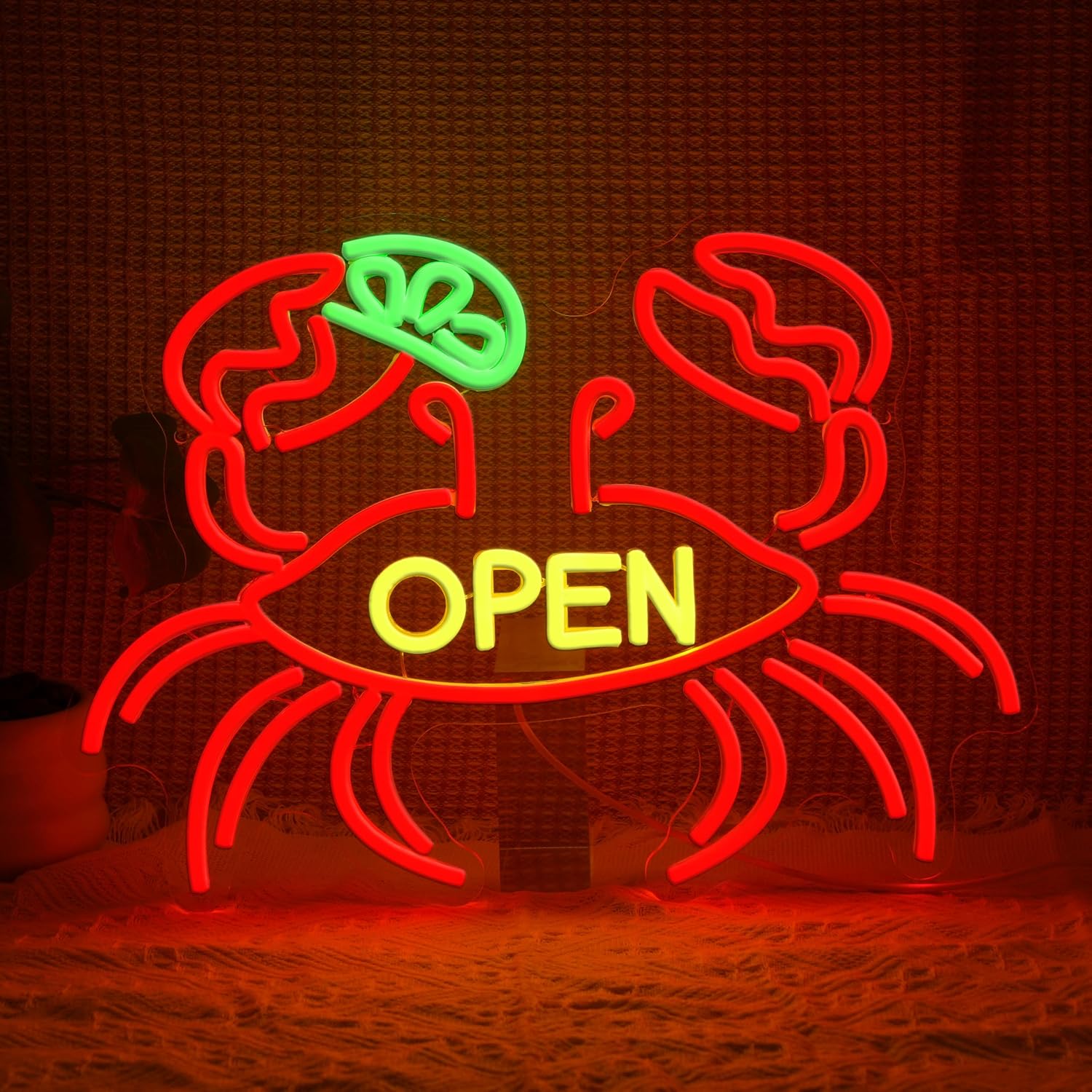 Crab Open Neon Sign USB Powere - огляд і ціна Aquarium Fish Market